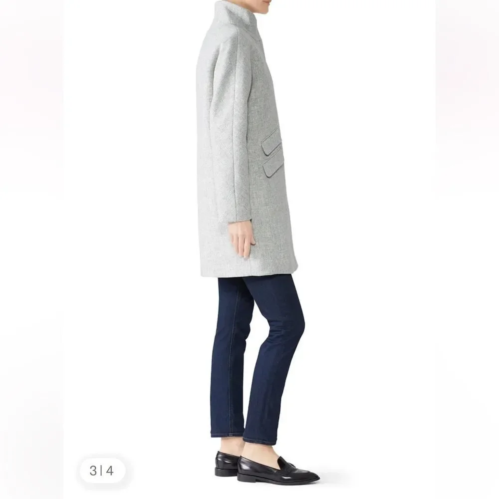 J. Crew Cocoon Stadium Cloth Coat - Picture 3 of 16